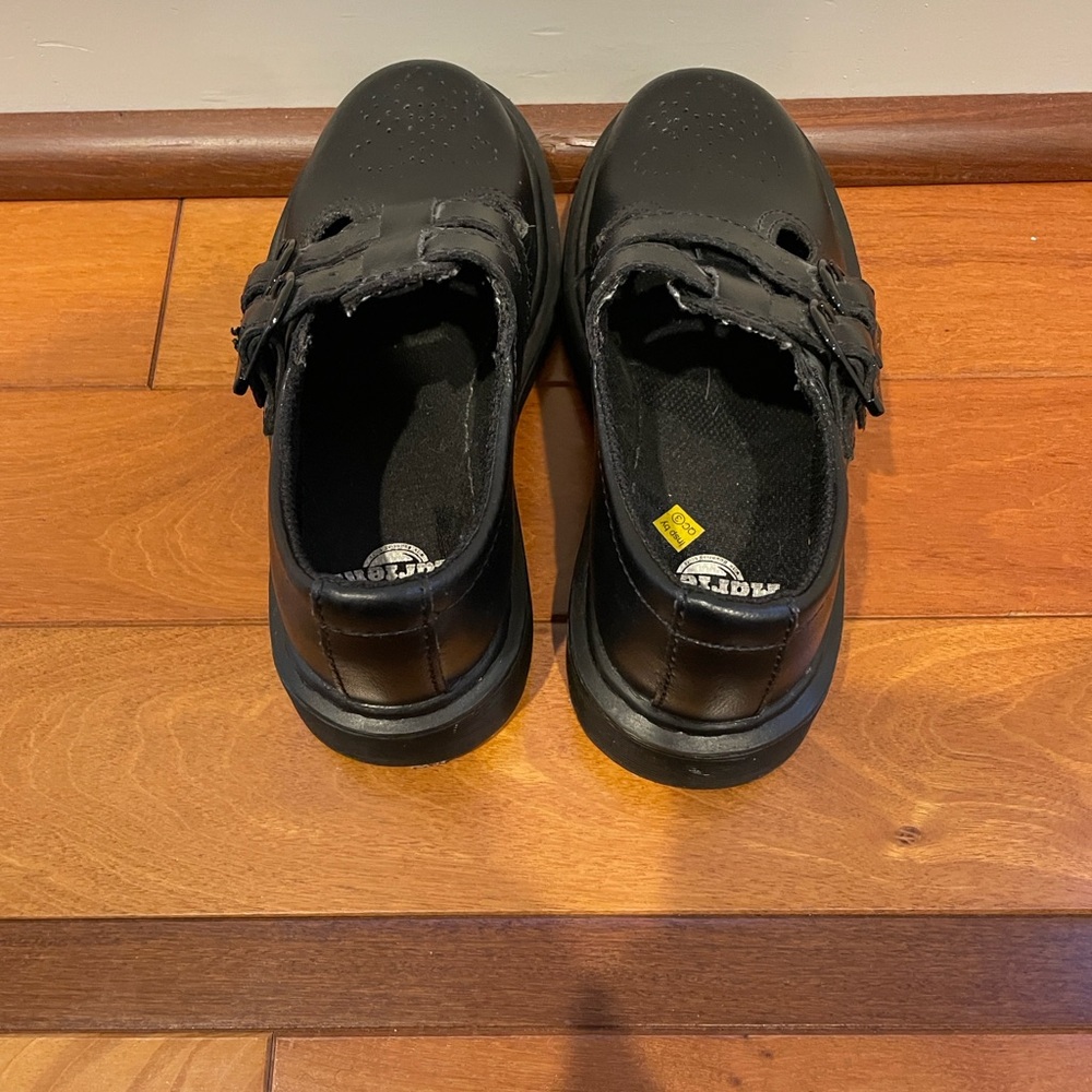 Dr Marten Kids Size 12 Black Mary Jane’s Style 8065 - Picture 2 of 14